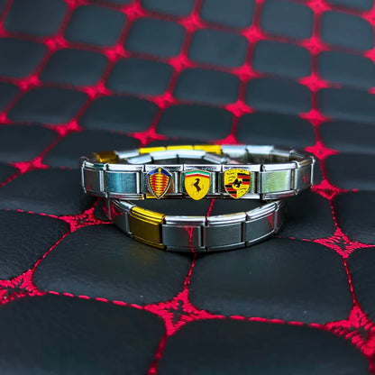 Italian Charm Car Logo Bracelet