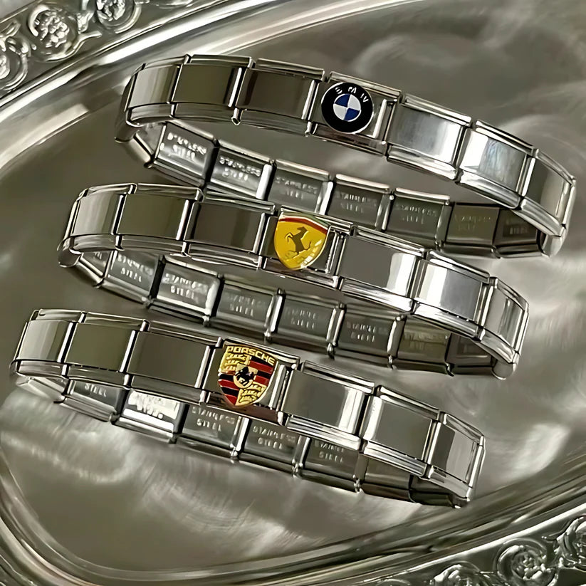 Italian Charm Car Logo Bracelet