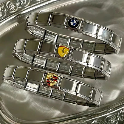 Italian Charm Car Logo Bracelet