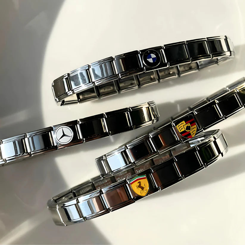 Italian Charm Car Logo Bracelet