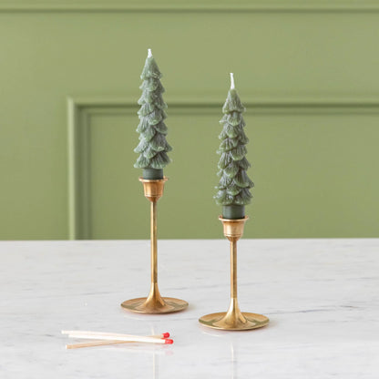 Flameless Taper Candles, Set of 2